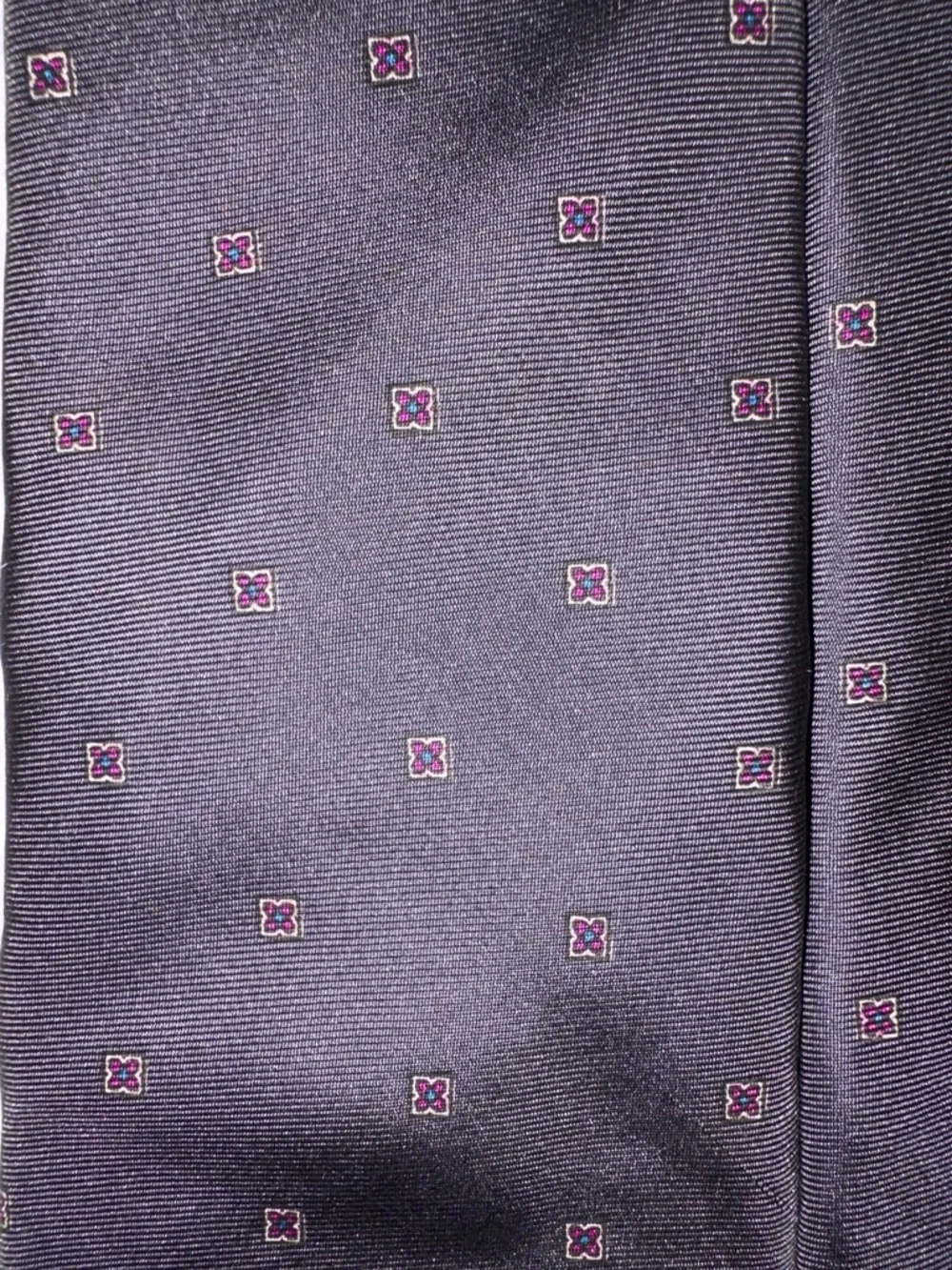 Vintage Chaps Ralph Lauren Heritage Silk Tie Made In USA Geometric Pattern